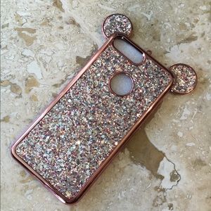 iPhone Mickey Mouse Ears Glitter Diamond Case